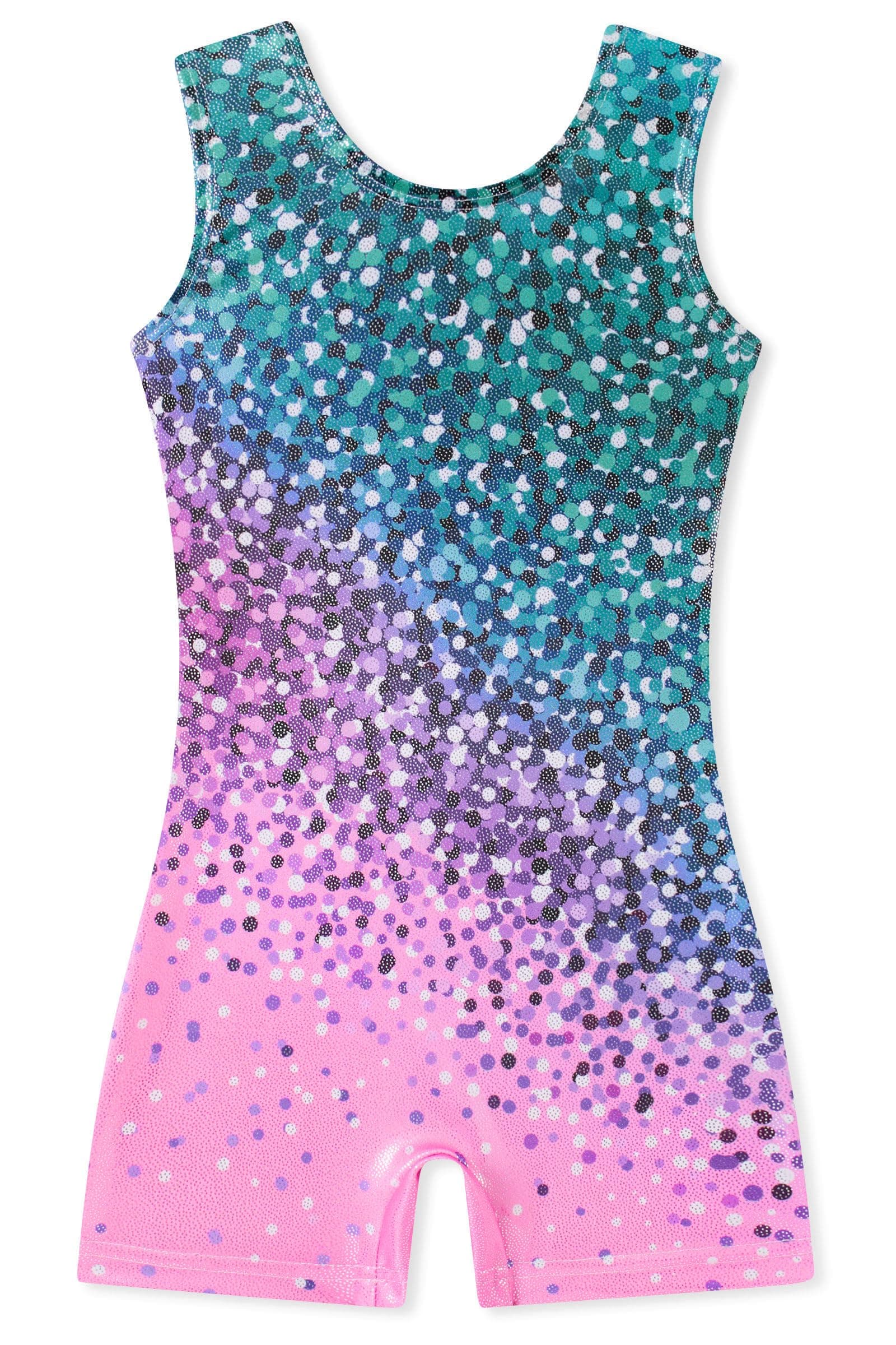 Funnycokid Gymnastics Leotards for Girls with Shorts Dance Unitard 3-10Y chez Amazon US