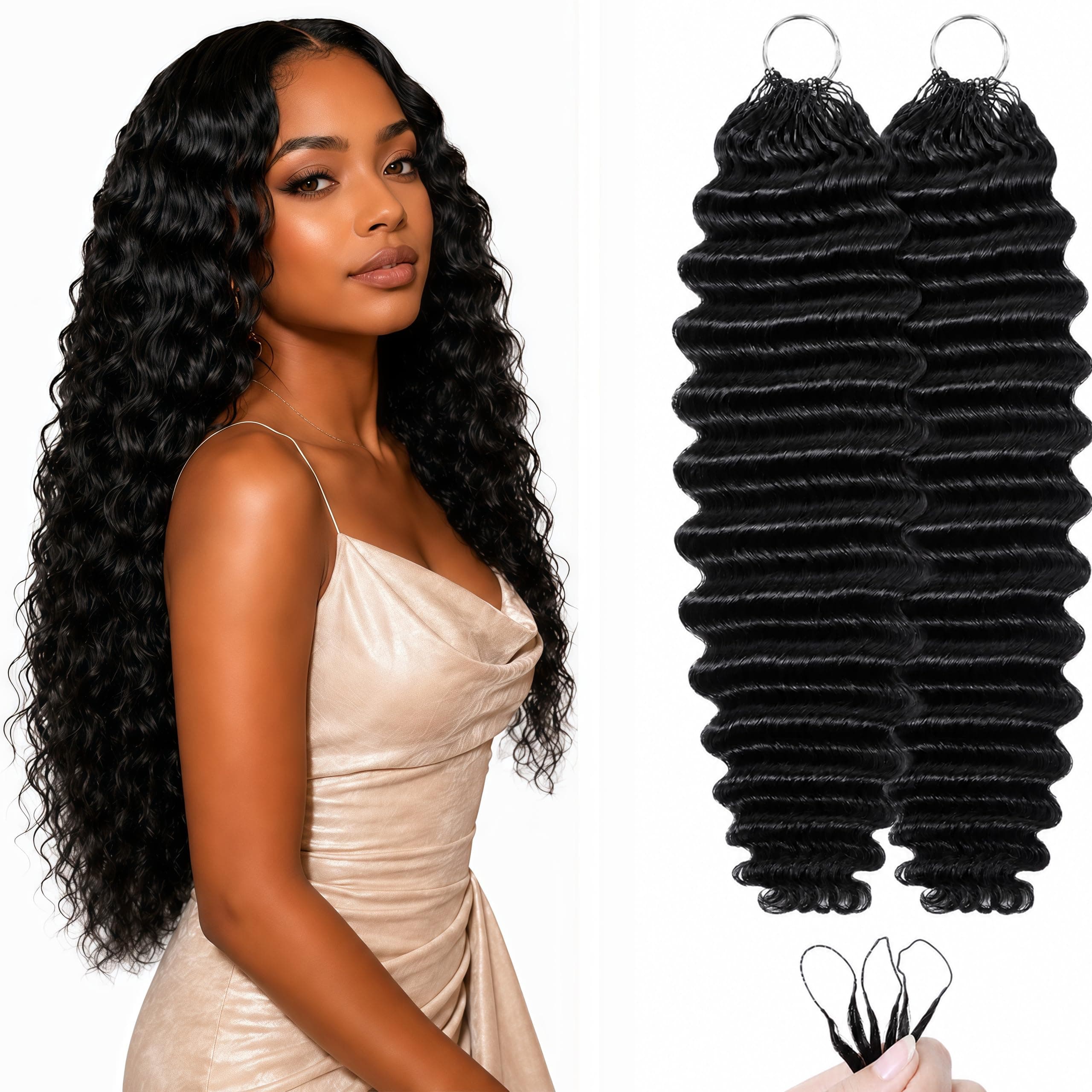 Human Crochet Hair for Black Women Feather Miracle Knots Crochet chez Amazon US
