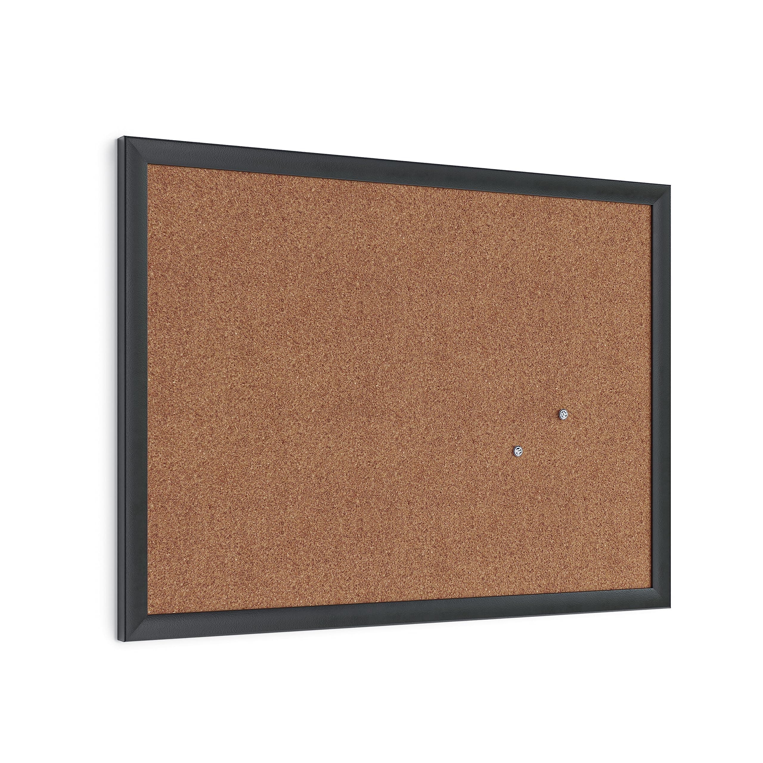 U Brands Cork Bulletin Board, 17" x 23", Black Wood Frame chez Amazon US