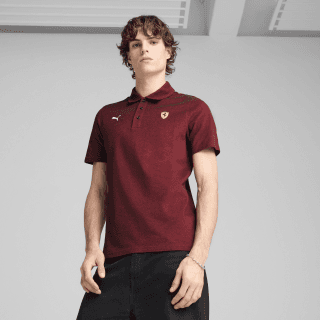 Polo bicolore Race Scuderia Ferrari HP Homme chez Puma Maroc