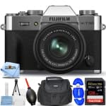 FUJIFILM X-T30 II Mirrorless Camera with XC 15-45mm OIS PZ Lens (Silver) - 7PC Accessory Bundle chez Best Buy Canada