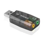 3D Sound 5.1 Channel USB Audio Controller External Sound Card Integrated 2 Channel chez Best Buy Canada