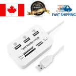 3-Port USB Hub and MS/MS Pro DUO, M2, SD/MMC, Micro SD Card reader Combo chez Best Buy Canada