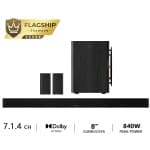 ULTIMEA Skywave Series 7.1.4ch Wireless Surround Sound System for TV,Dolby Atmos SoundBar with 8"Wireless Subwoofer,840W chez Best Buy Canada