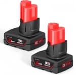 2Pcs Replacement New Li ion Battery For Milwaukee M12 12V 6.0Ah 48-11-2401 48-11-2402 48-11-2420 chez Best Buy Canada