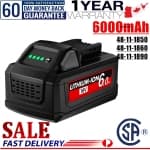 New 6.0Ah For Milwaukee for M18 18V Lithium XC Battery Extended Capacity 48-11-1860 chez Best Buy Canada