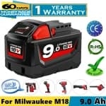 New 9.0Ah 18V For Milwaukee For M18 Lithium Battery Extended Capacity 48-11-1860 chez Best Buy Canada
