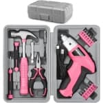 Cordless Drill Set 3.6V Pink Electric Screwdriver Tool Kit Household Repair Tool 1Set chez Best Buy Canada