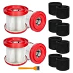 1 set 49-90-1900 HEPA filter for Milwaukee cordless M18 vacuum cleaner 0780-20 0880-20 chez Best Buy Canada