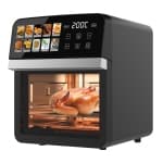10QT Air Fryer Oven Combo, Large-Capacity Convection Oven, Adjustable Temp, Fits 7" Pizza, Black chez Best Buy Canada