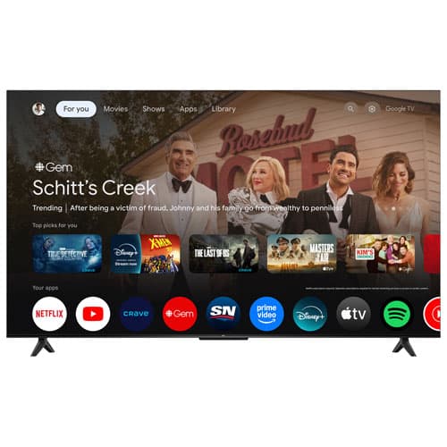 Best Buy Canada Téléviseur intelligent Google DEL HDR UHD 4K de 55 po série S45K de chez Best Buy Canada
