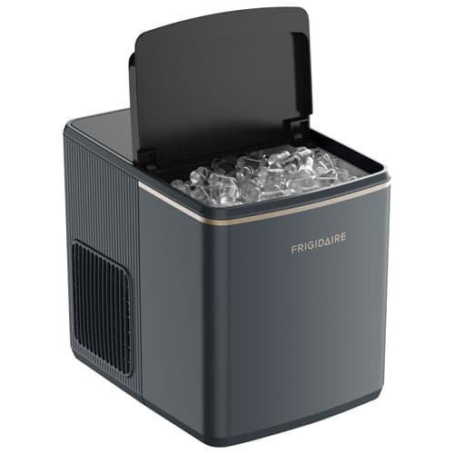 Insignia Frigidaire Retro 26 lb. Freestanding Bullet Shaped Ice Maker (EFIC513) - Grey chez Best Buy Canada
