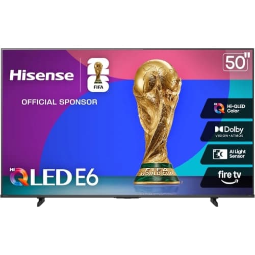 Hisense 50" 4K UHD QLED Dolby Vision HDR10+ Dolby Atmos AI 4K Upscaler Smart TV avec Fir chez Best Buy Canada