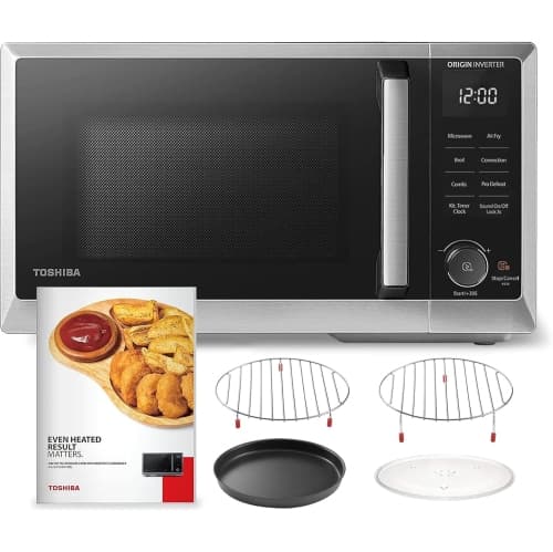 Toshiba ML2-EC09SAIT(SS) 0.9 Cu. Ft. 6-in-1 Countertop Four micro-ondes avec technologie chez Best Buy Canada