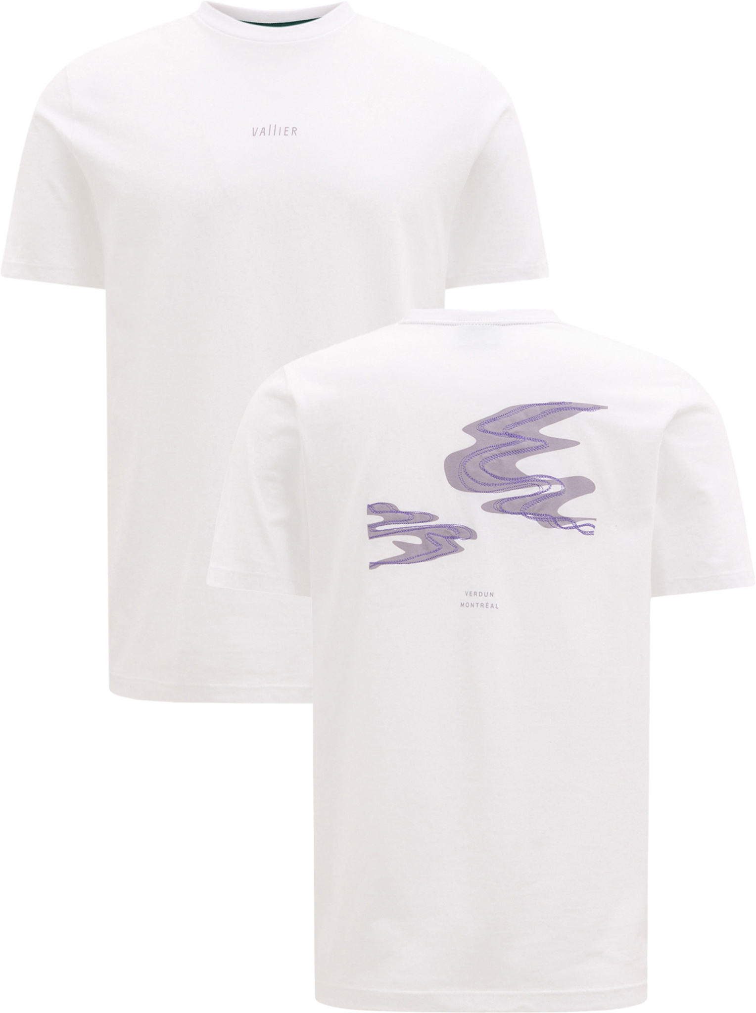 Vallier | Verdun Organic Cotton Printed T-Shirt - Unisex chez The Last Hunt