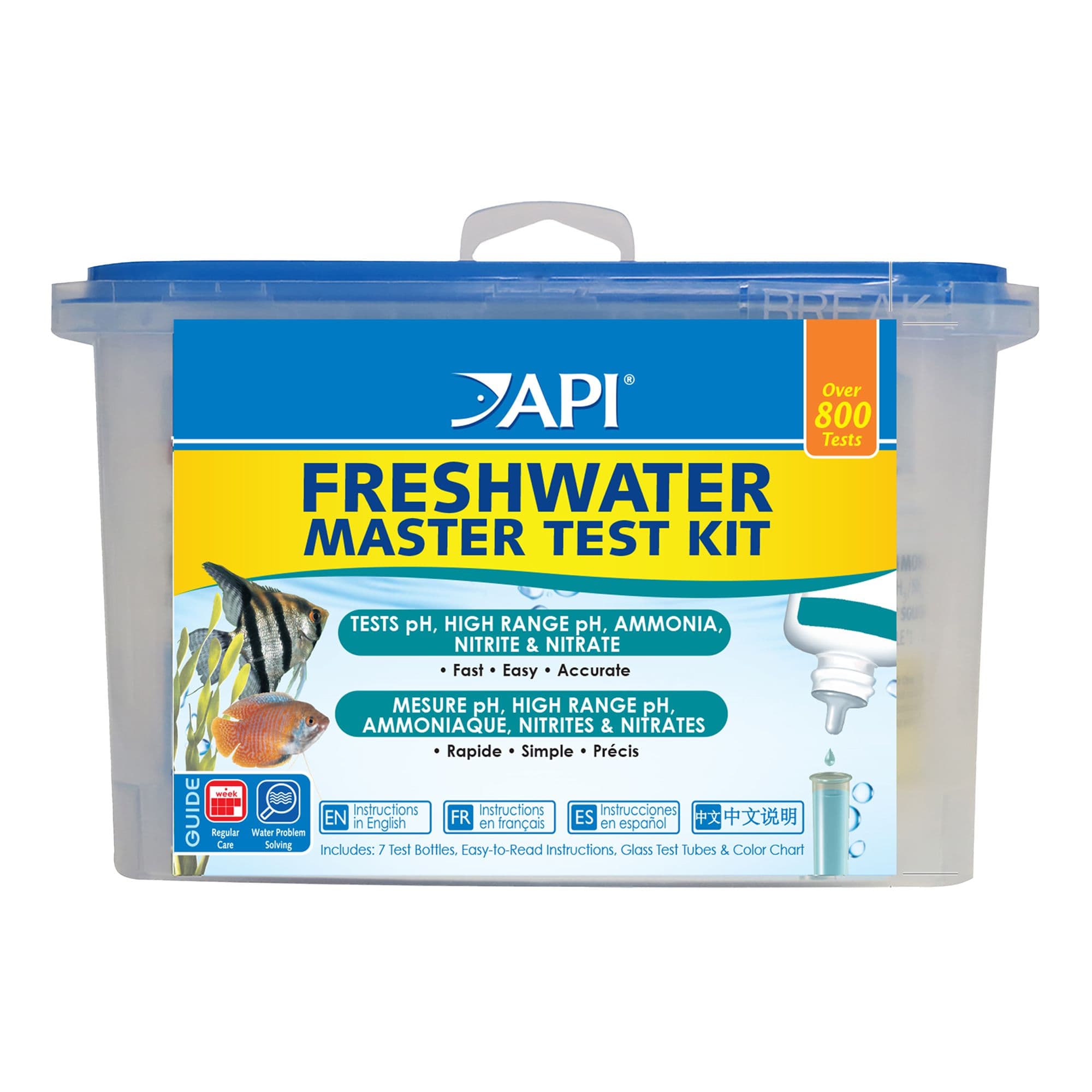 API Freshwater Aquarium Master Test Kit for pH, Ammonia, Nitrite & Nitrate chez PetSmart Canada