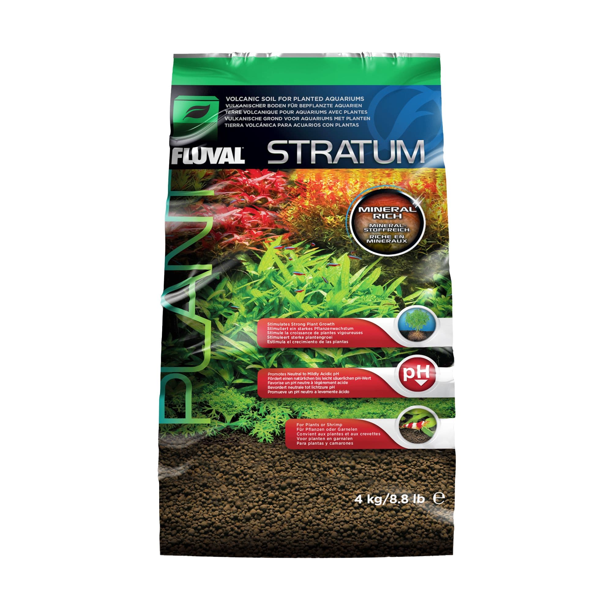 Fluval Plant & Shrimp Stratum Aquarium Substrate Planted Tank Substrate Shrimp Substrate chez PetSmart Canada