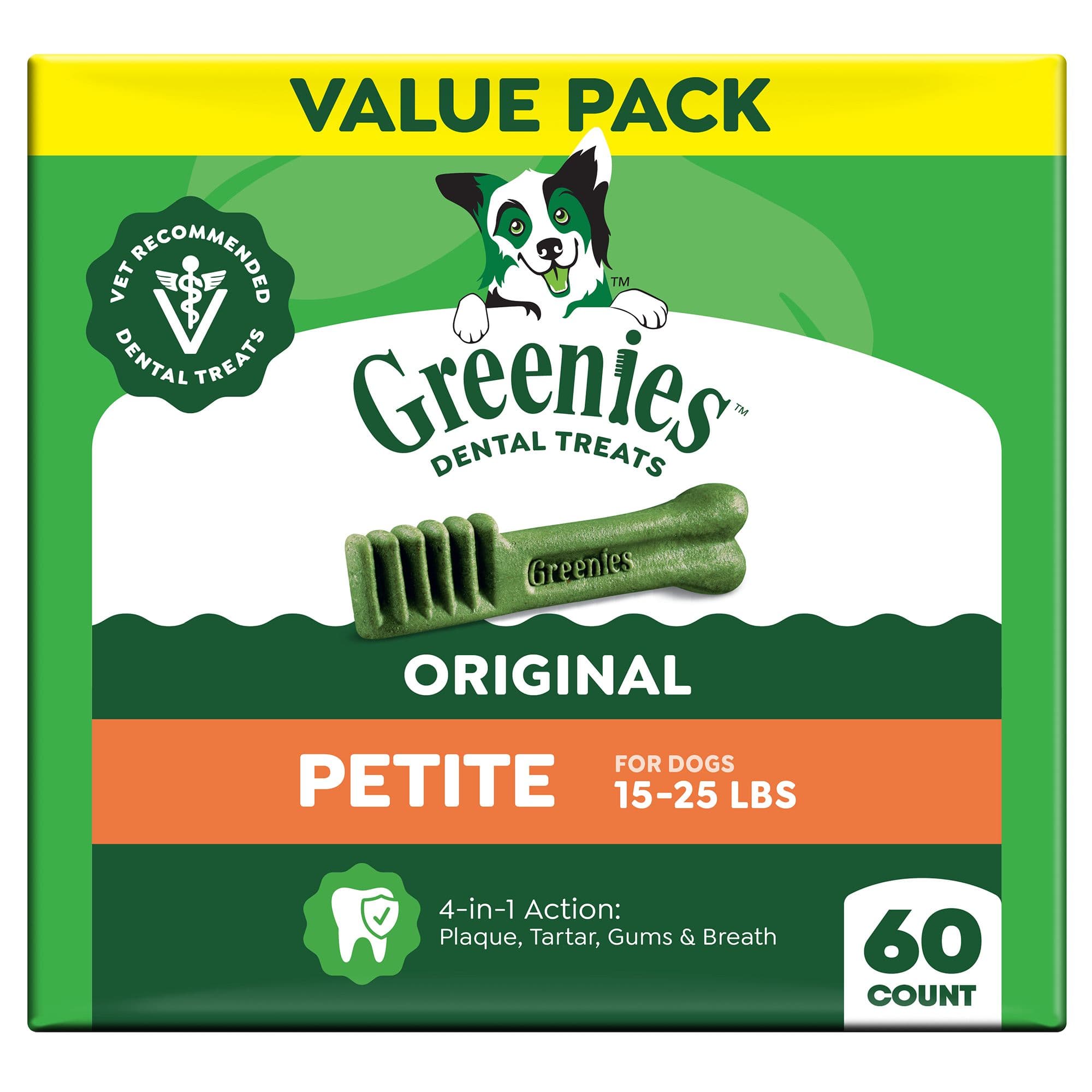 Greenies Adult Petite Dog Dental Treats - Natural, Oral Health, Original chez PetSmart Canada