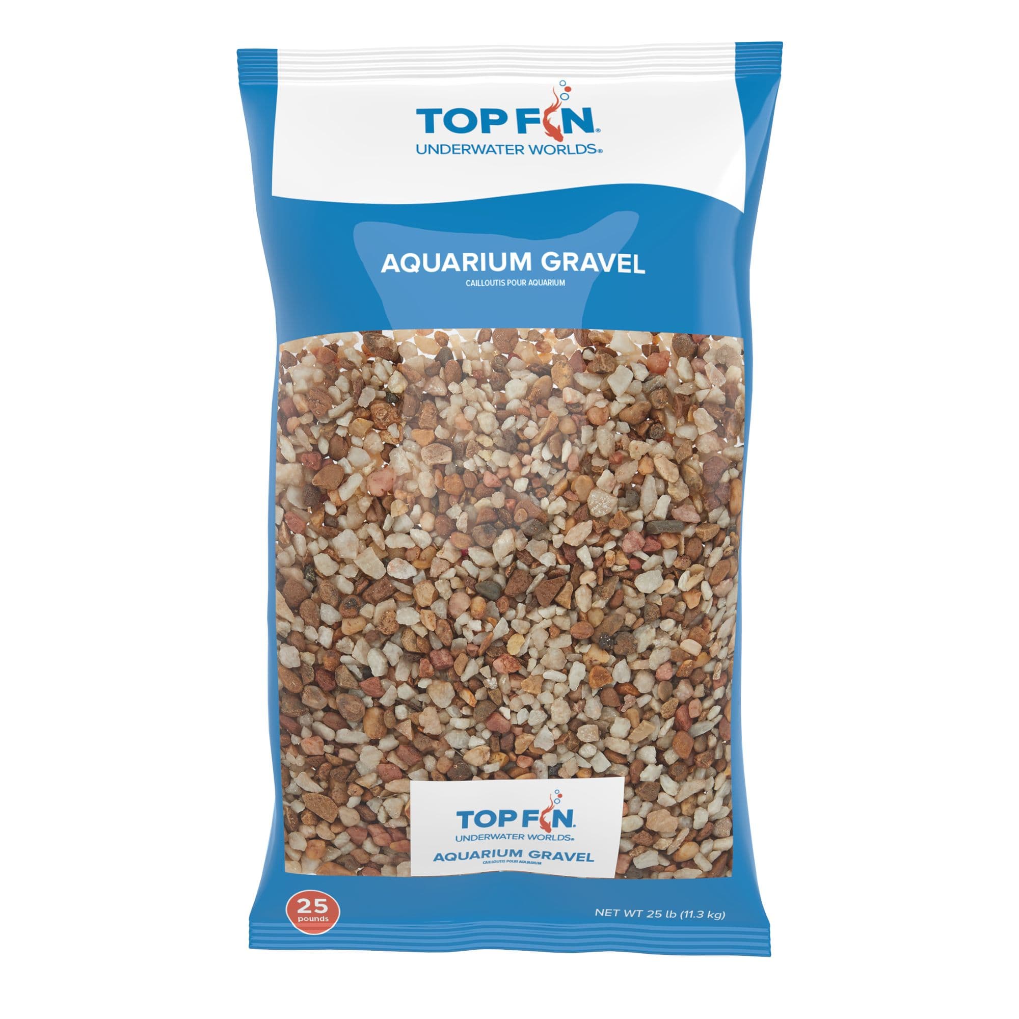Top Fin Premium Aquarium Gravel - Brown & White - Fish Tank Substrate - 25 lb chez PetSmart Canada