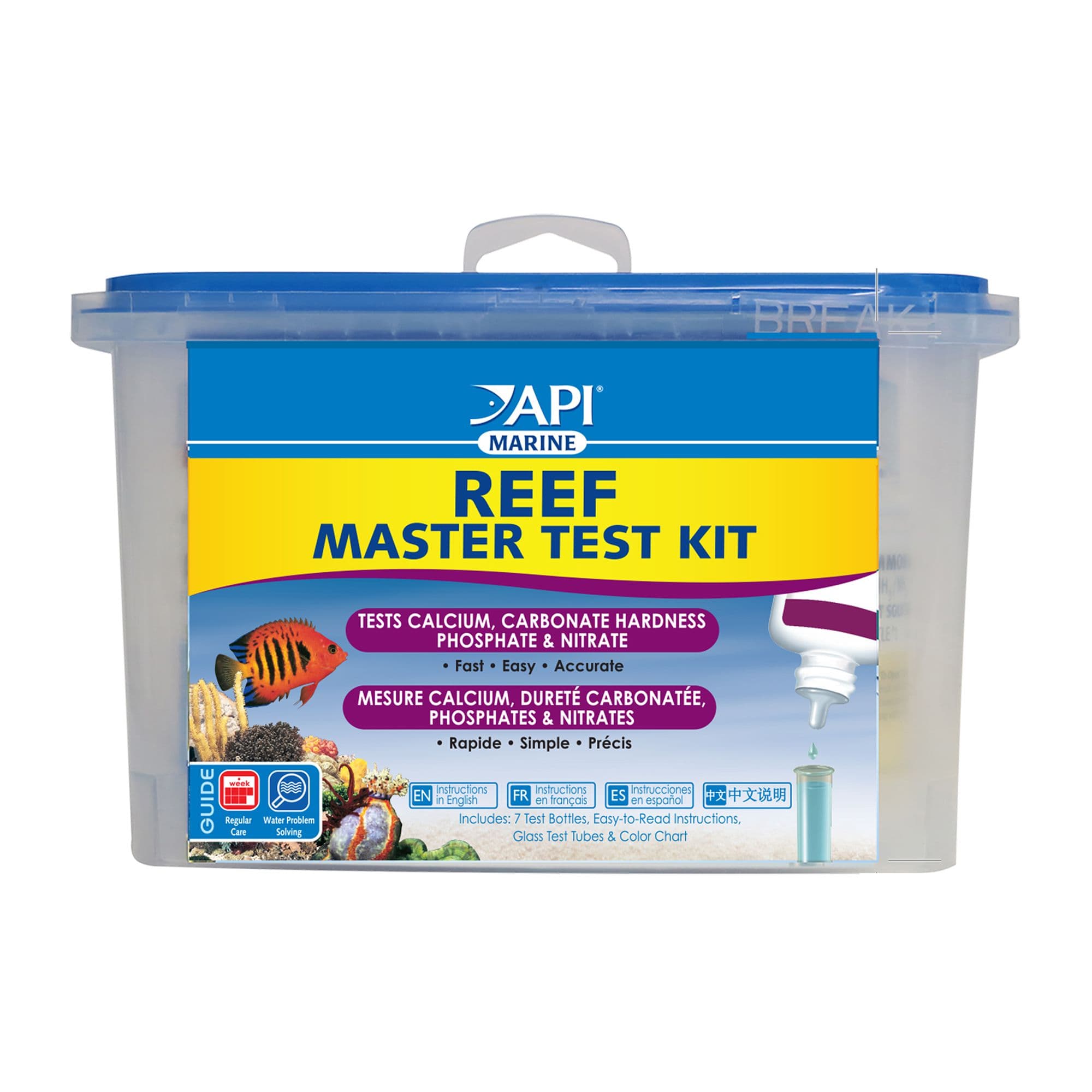 API Reef Aquarium Water Test Kit for Saltwater Aquarium Testing chez PetSmart Canada