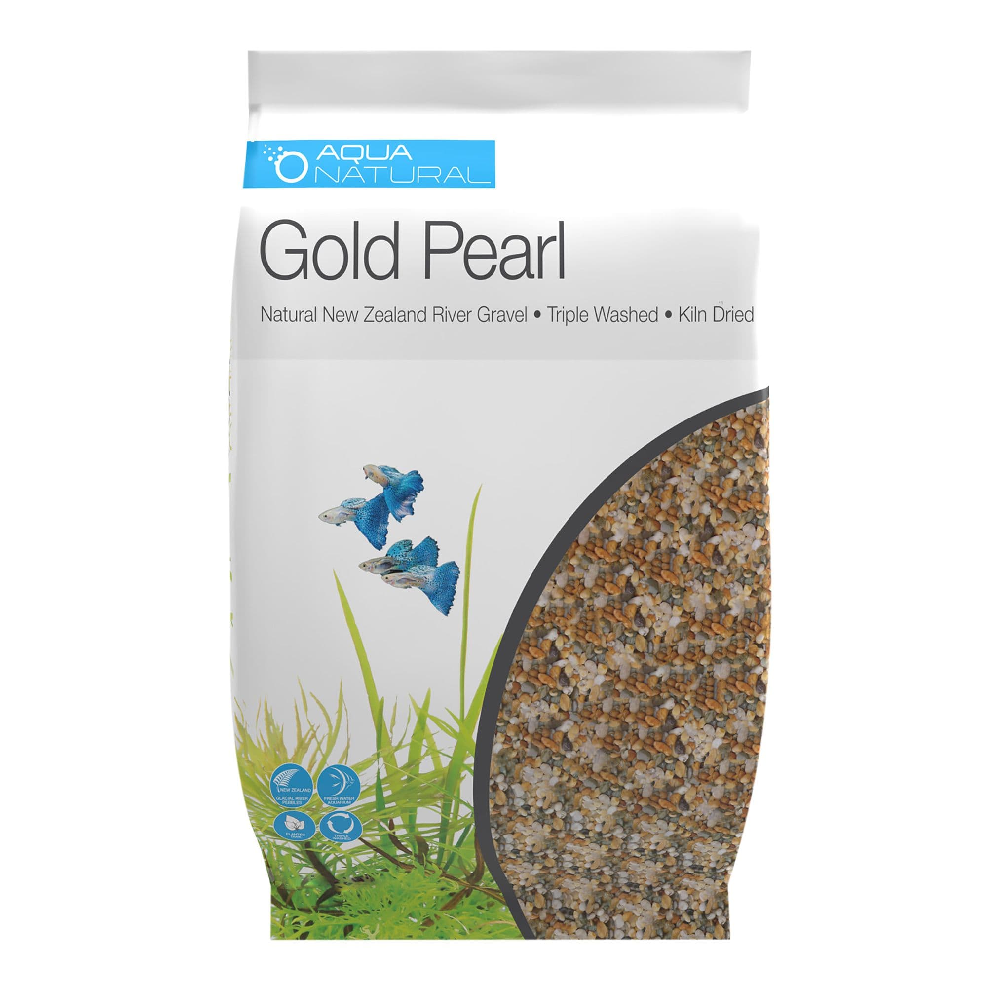 Aqua Natural Aquarium Gravel - Gold Pearl Fish Tank Gravel chez PetSmart Canada