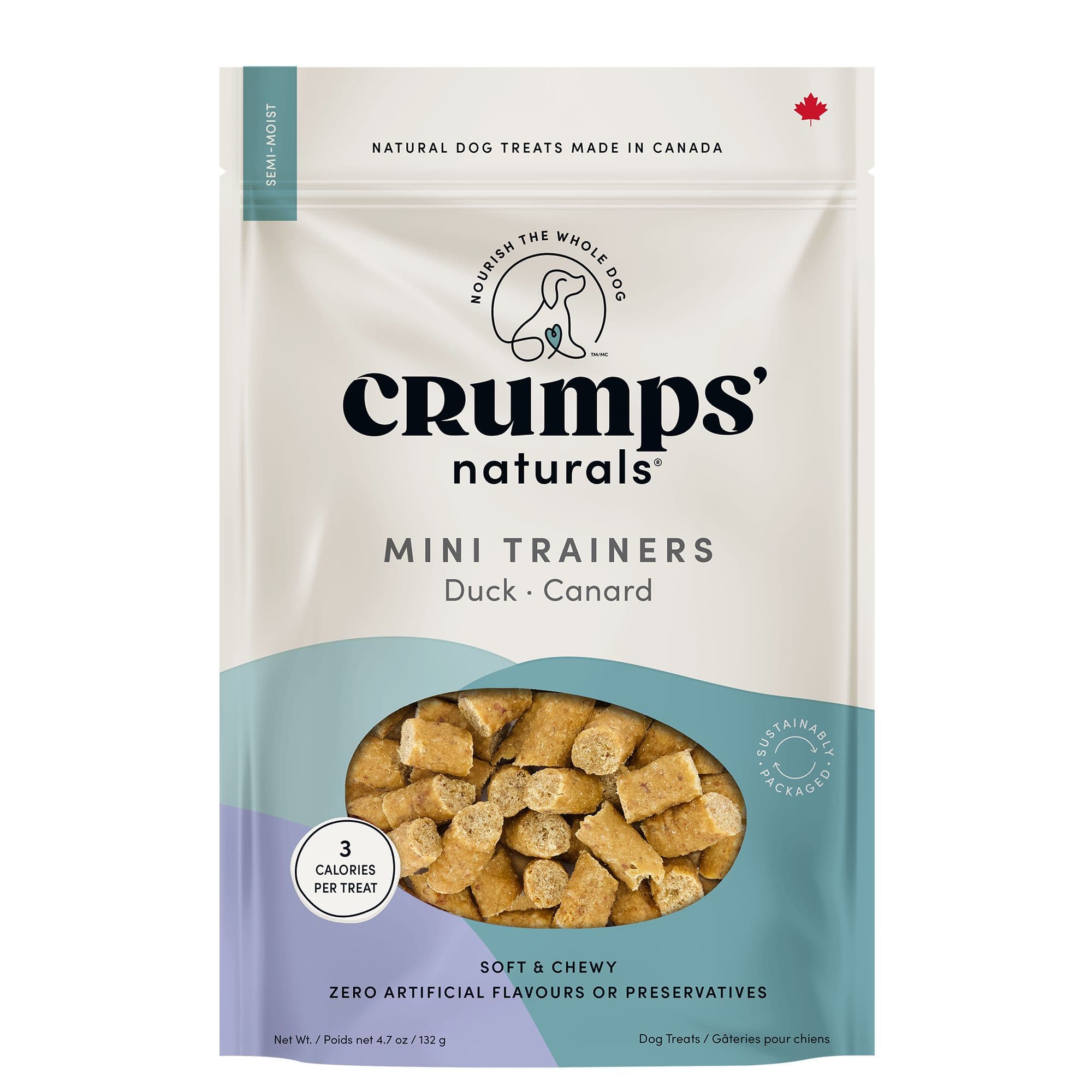 Crumps' Naturals Mini Trainers Dog Treats - Duck chez PetSmart Canada