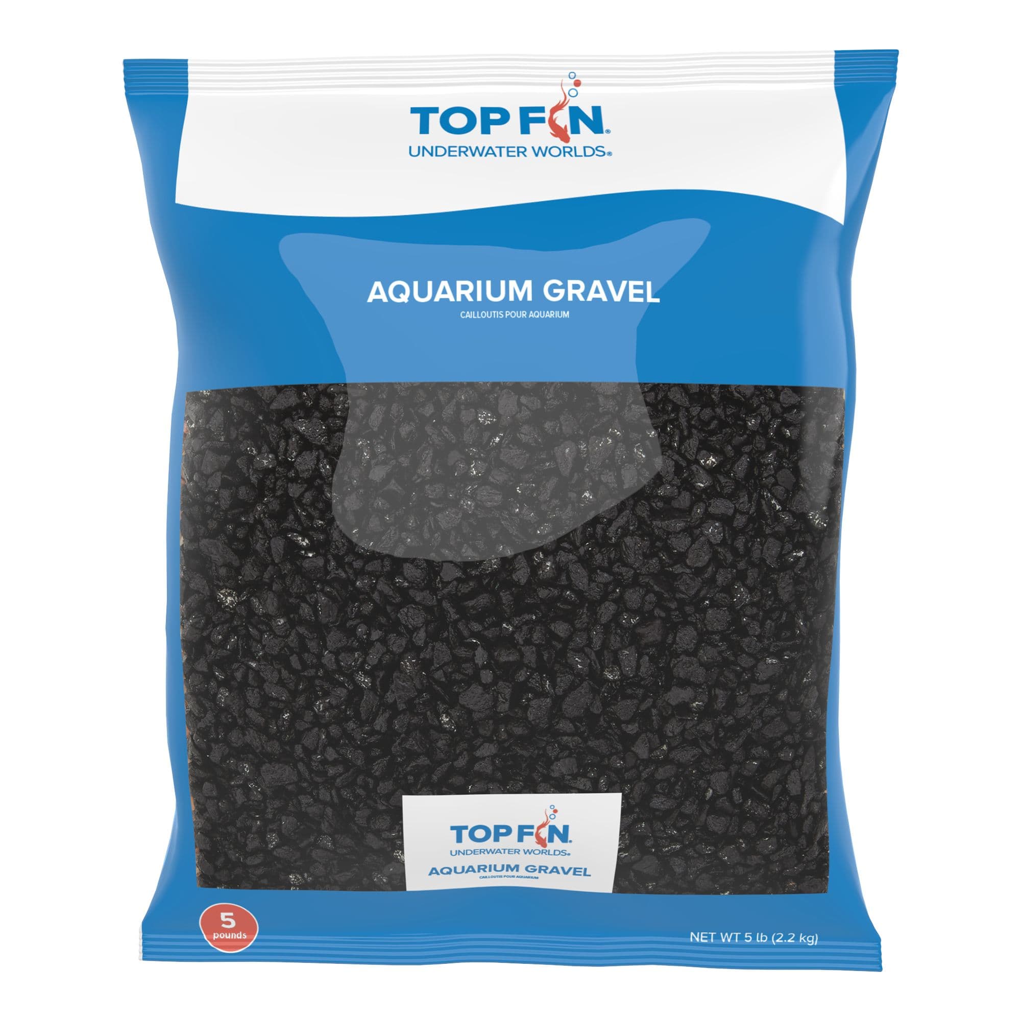 Top Fin Aquarium Gravel - Midnight Black - Fish Tank Substrate - 5-25 lb chez PetSmart Canada