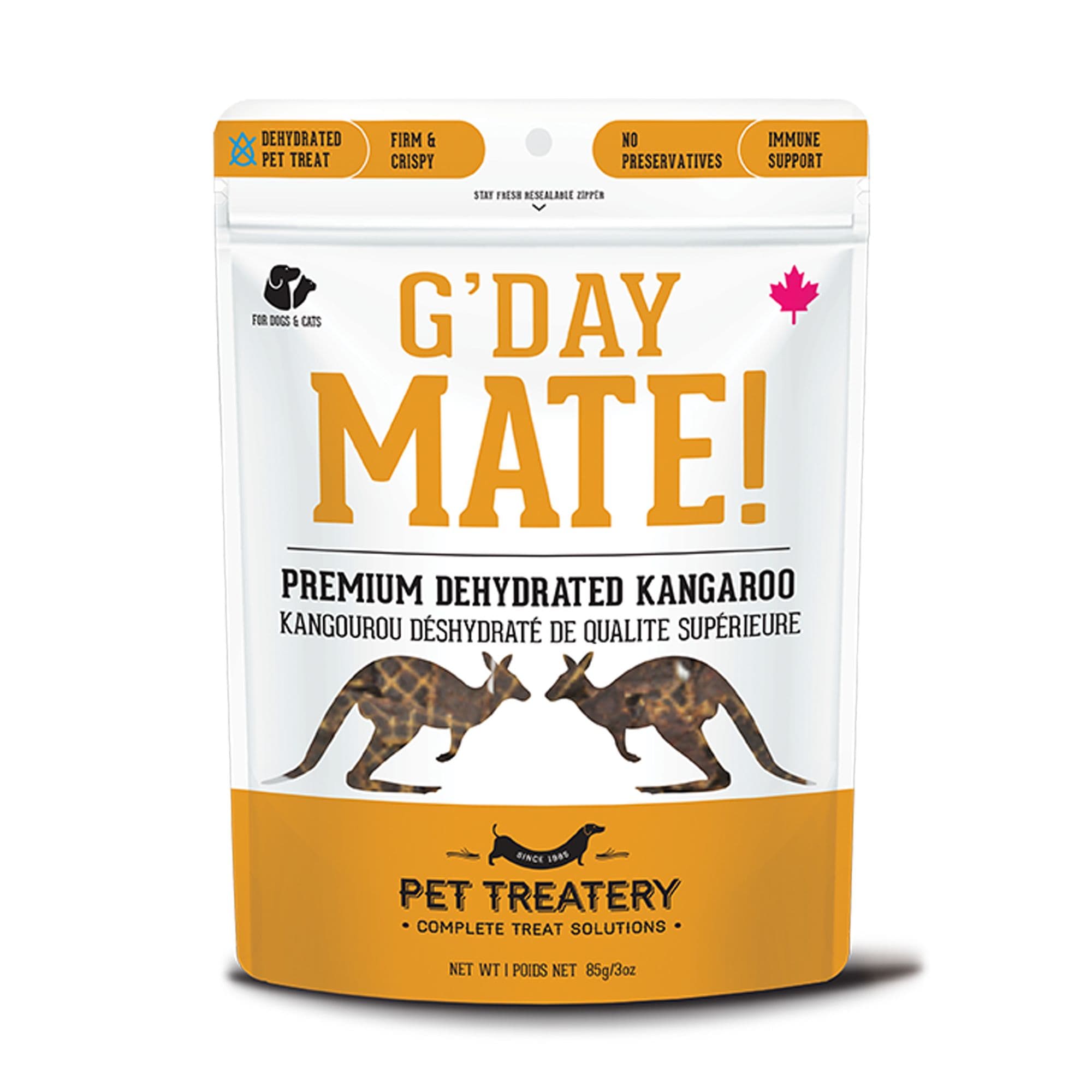 PET TREATERY Dog and Cat Treats - Dehydrated Kangaroo, 85g chez PetSmart Canada