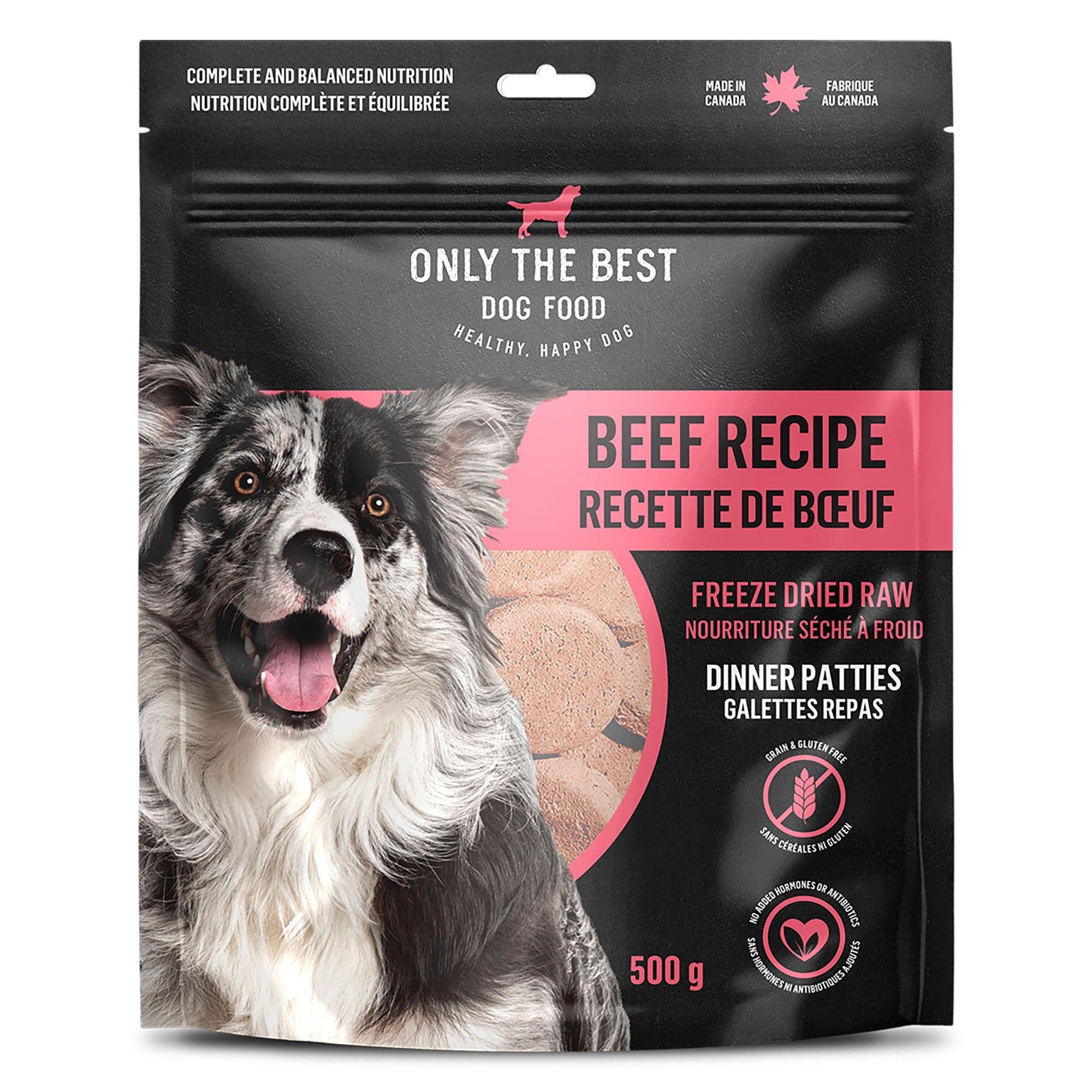 Only The Best Freeze-Dried Raw Adult Dog Food Dinner Patties - Beef chez PetSmart Canada