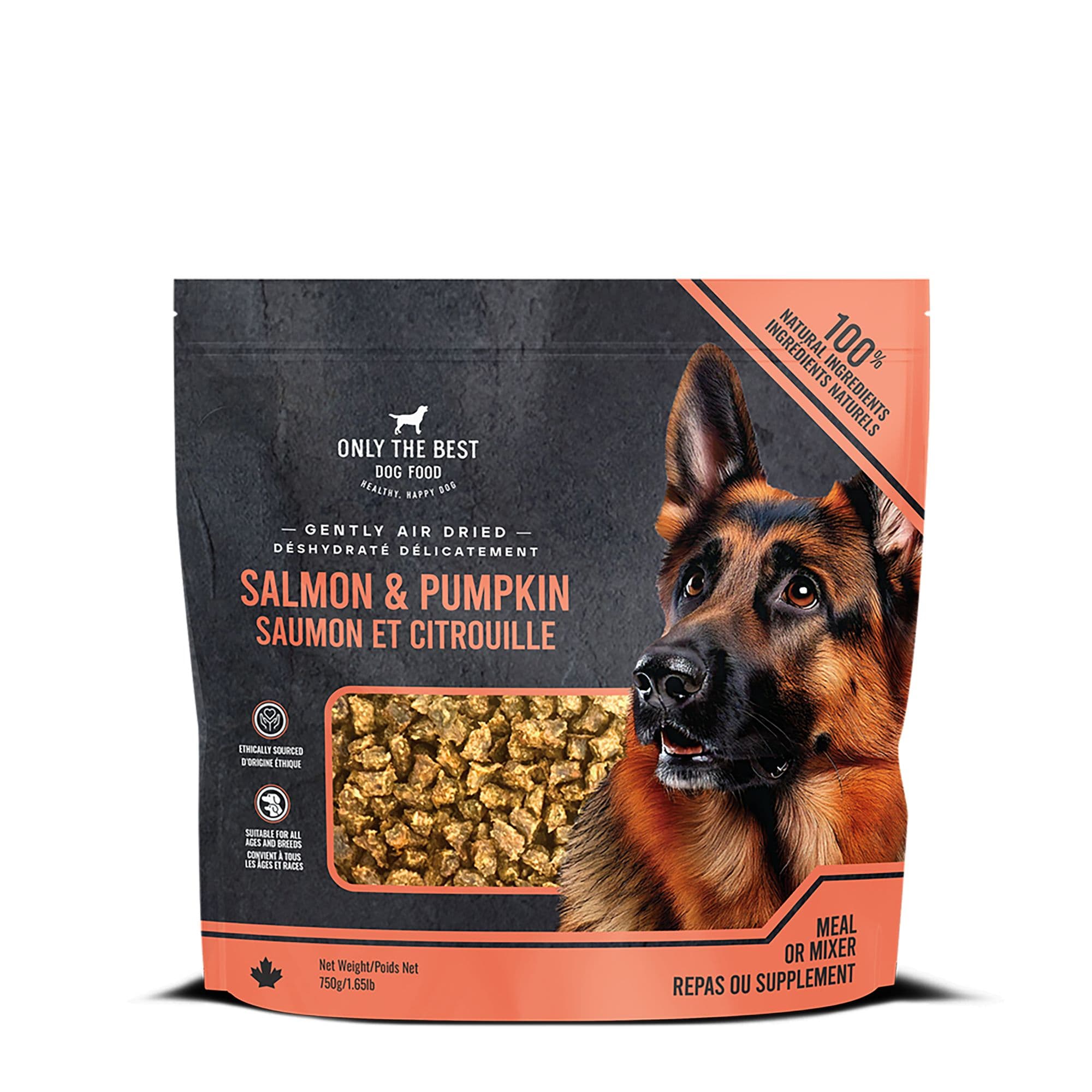 Only The Best Air Dried Adult Dog Food or Mixer - Salmon and Pumpkin chez PetSmart Canada