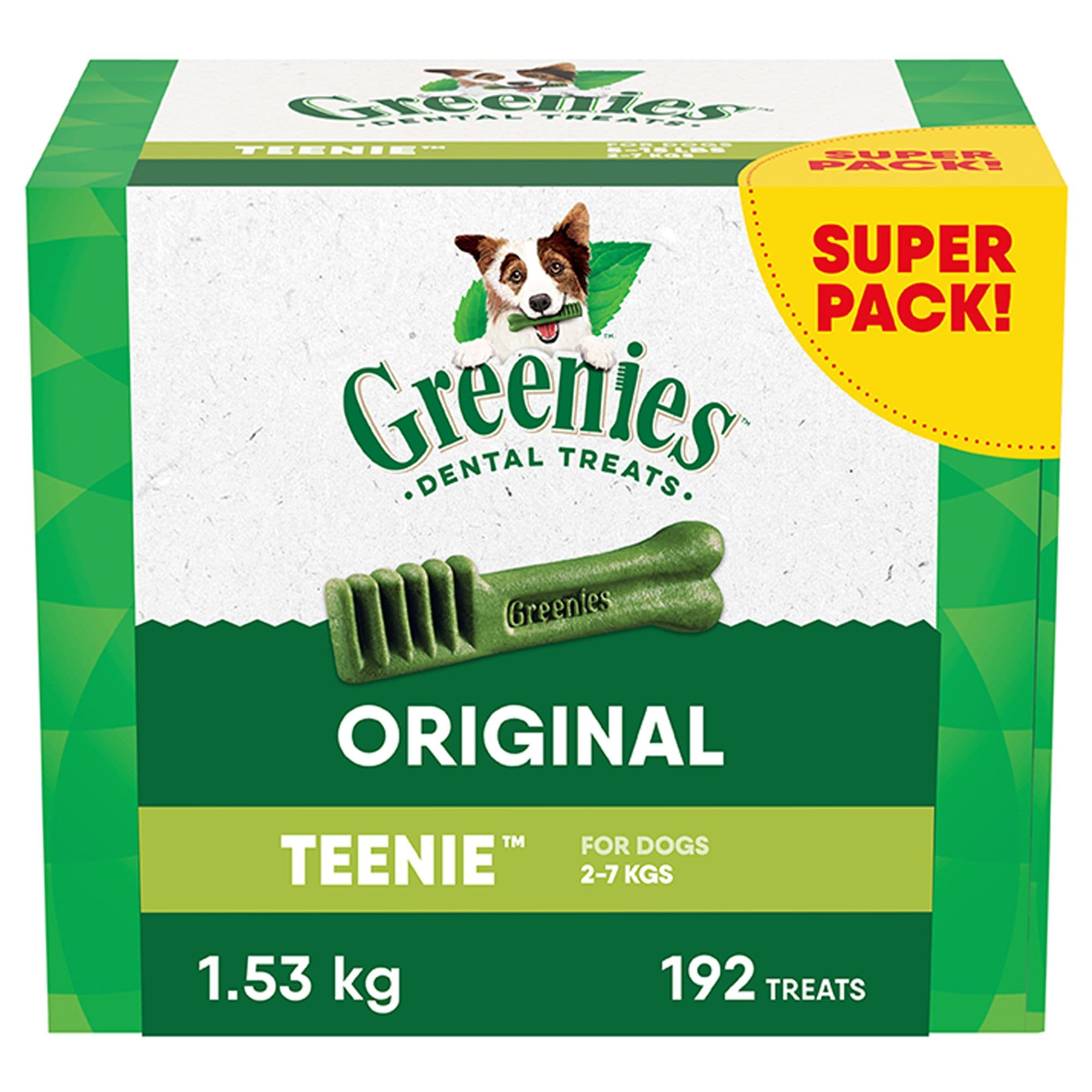 Greenies Adult Teenie Dog Dental Treats - Natural, Oral Health, Original Flavour chez PetSmart Canada