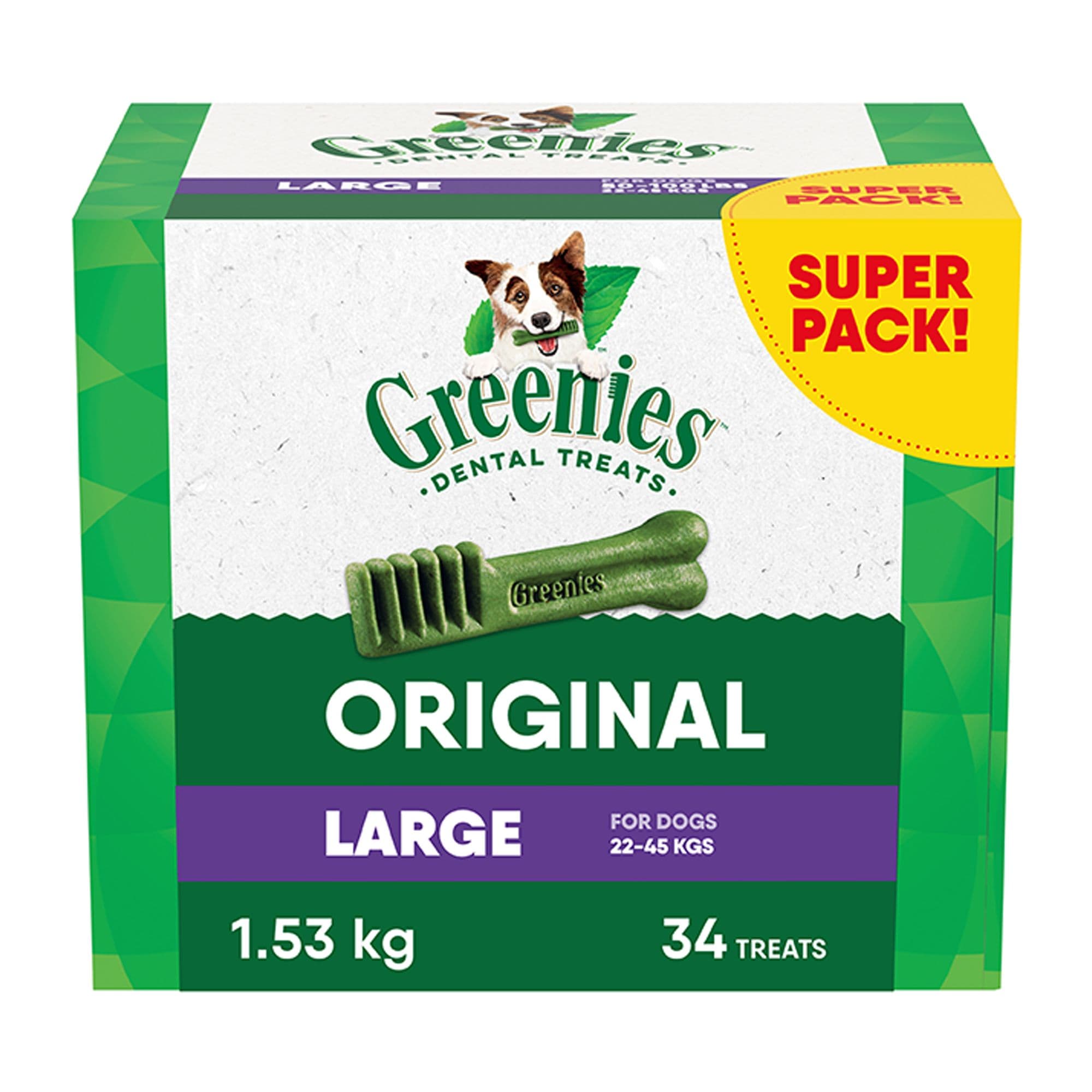 Greenies Adult Large Dog Dental Treats - Natural, Oral Health, Original Flavour chez PetSmart Canada