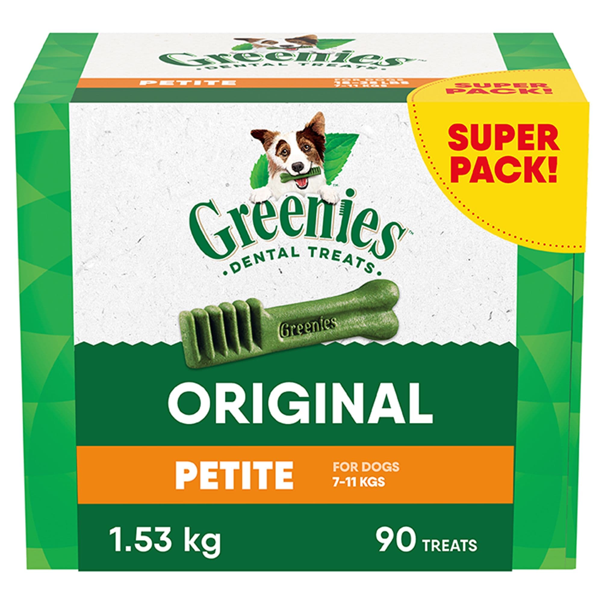 Greenies Adult Petite Dog Dental Treats - Natural, Oral Health, Original Flavour chez PetSmart Canada