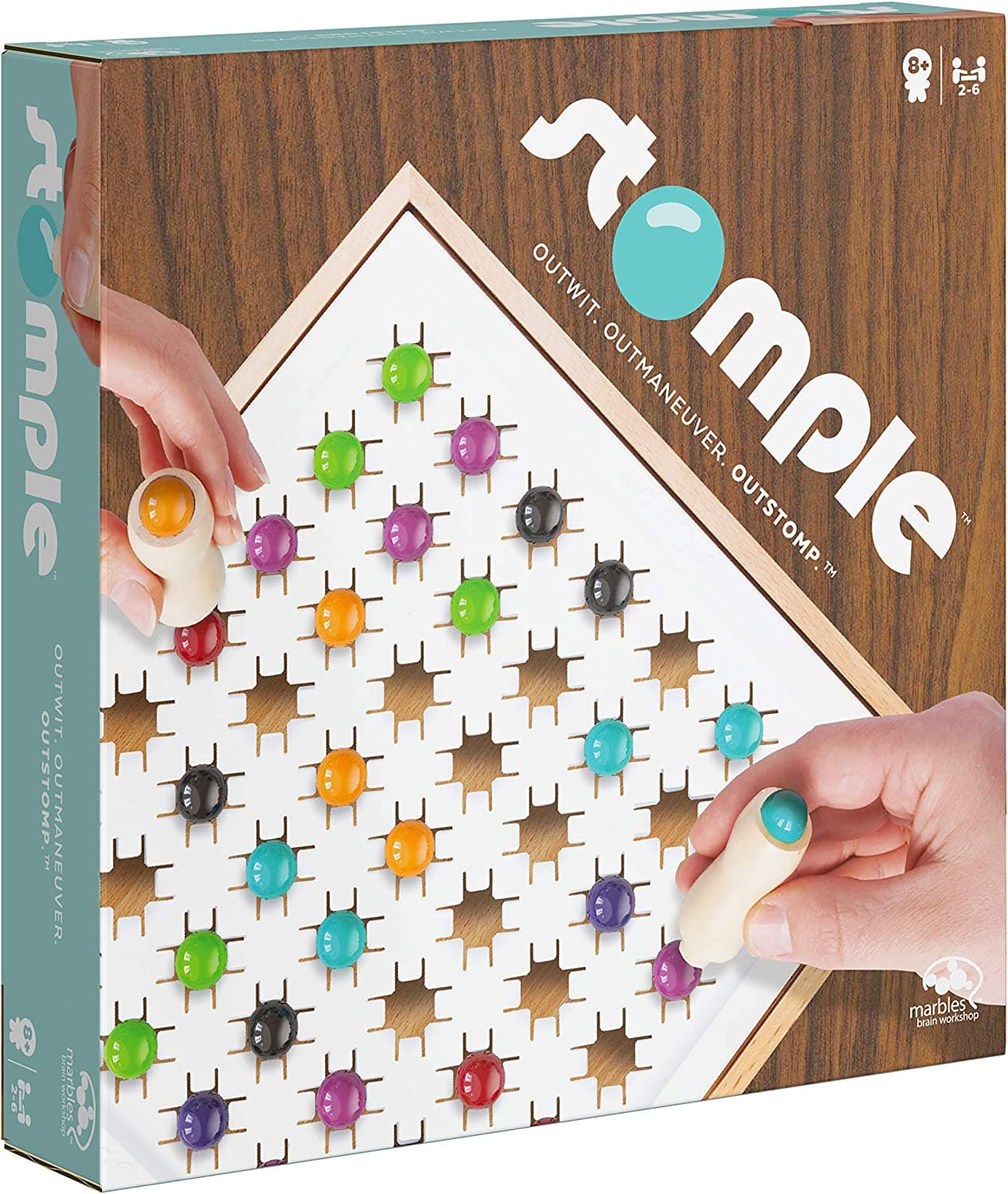 JEU DE SOCIETE ET DE STRATEGIE MARBLES STOMPLE - SPIN MASTER chez Toys and Kids