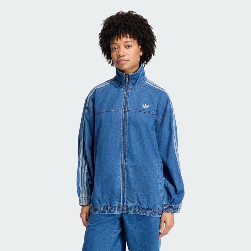 Adidas Firebird Adilenium Veste de survêtement Denim chez Adidas Canada
