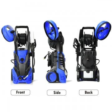 Costway Canada Nettoyeur haute pression électrique 3000 PSI avec 5 buses et enrouleur chez Costway Canada