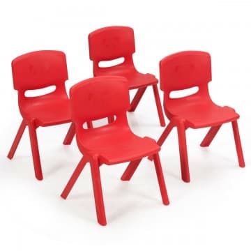 Costway Canada 4-pack Kids Plastic Stackable Classroom Chairs chez Costway Canada