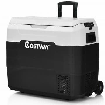 Costway Canada Réfrigérateur de voiture portable à double zone de 42 pintes chez Costway Canada