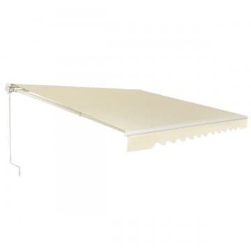 Costway Canada Auvent de patio rétractable 13 x 8 pieds en aluminium chez Costway Canada