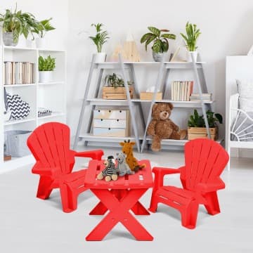 Costway Canada Ensemble table et 2 chaises pour enfants en plastique chez Costway Canada