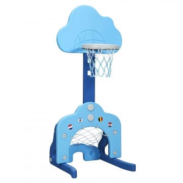 Costway Canada Ensemble de basketball 3-en-1 réglable pour enfants avec ballons chez Costway Canada