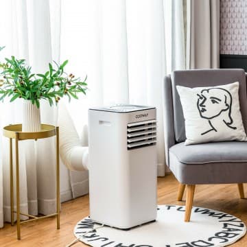 Costway Canada Refroidisseur d'air évaporatif portable 10000 BTU avec minuterie 24h chez Costway Canada