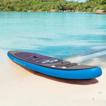 Costway Canada Inflatable Stand Up Paddle Board Surfboard with Bag Aluminum Paddle Pump chez Costway Canada