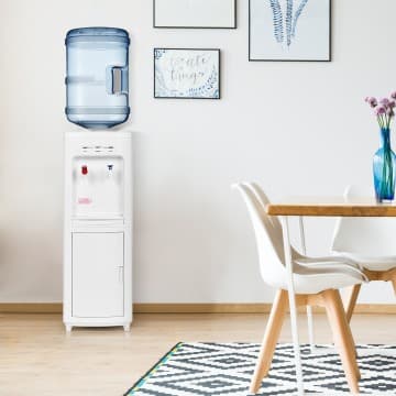 Costway Canada 5 Gallons Hot and Cold Water Cooler Dispenser with Child Safety Lock chez Costway Canada