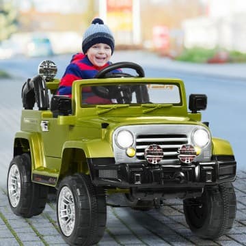Costway Canada Camion à conduire 12 V pour enfants avec MP3 et lumières LED chez Costway Canada