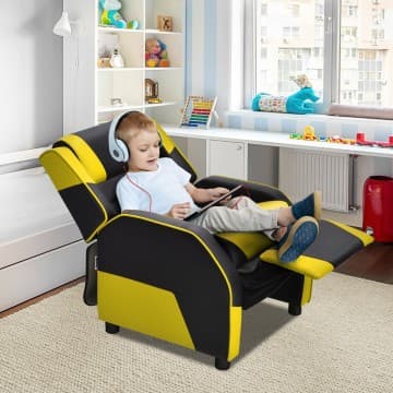 Costway Canada Fauteuil inclinable de jeu pour enfants/jeunes en cuir PU chez Costway Canada