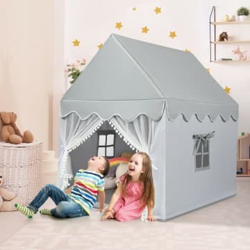 Costway Canada Grande tente château de princesse pour enfants avec tapis chez Costway Canada