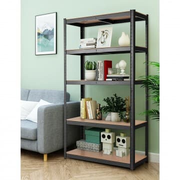 Costway Canada 35.5 x 71 Inch Adjustable 5-Layer 2000 lbs Capacity Tool Shelf chez Costway Canada
