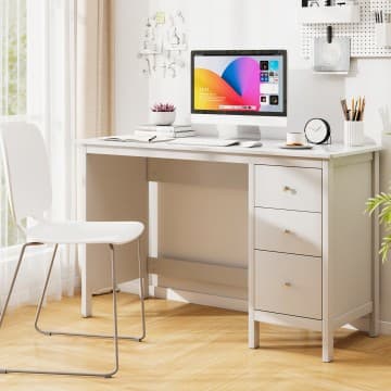 Costway Canada Bureau d'ordinateur moderne de 48 pouces pour bureau à domicile avec 3 chez Costway Canada