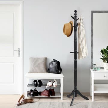 Costway Canada Porte-manteau réglable en hauteur pour entrée avec 9 crochets chez Costway Canada
